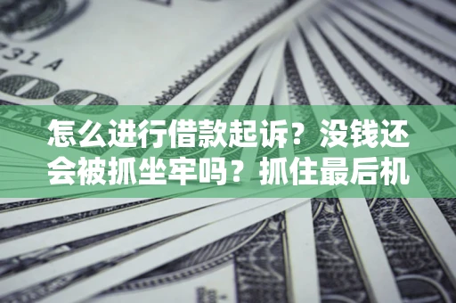济南怎么进行借款起诉？没钱还会被抓坐牢吗？抓住最后机会！