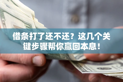 济南借条打了还不还？这几个关键步骤帮你赢回本息！