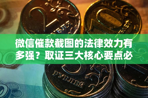 济南微信催款截图的法律效力有多强？取证三大核心要点必须知道！