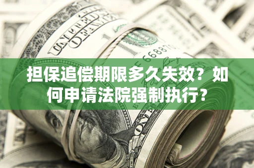 济南担保追偿期限多久失效？如何申请法院强制执行？