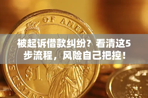 济南被起诉借款纠纷？看清这5步流程，风险自己把控！